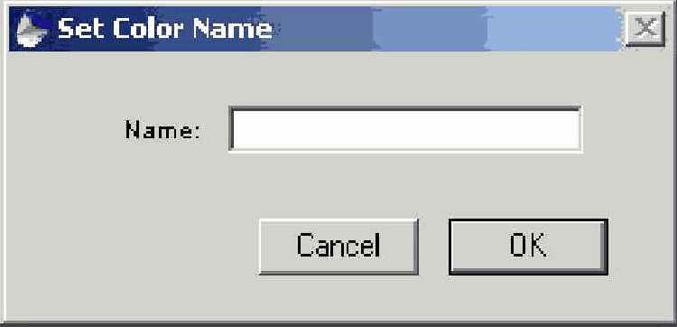 Окно Color Name