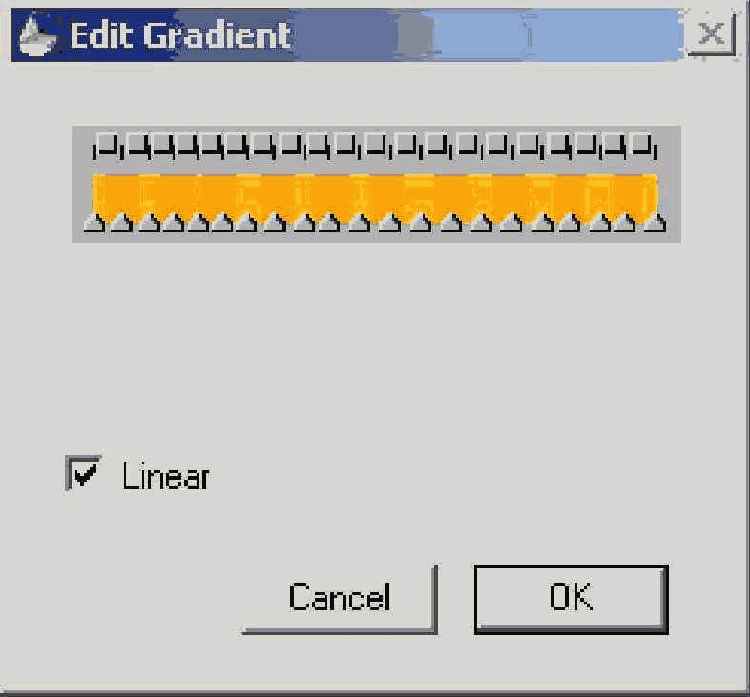 Окно диалога Edit Gradient
