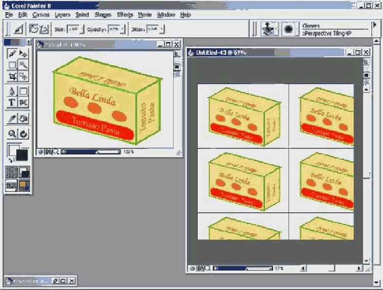 Тип клонирования 4Point Tiling без искажений